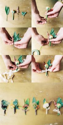 how to make a boutonniere with real flowers