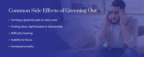 what is greening out mean